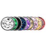 Junipurr Jewelry Titanium Bezel-Set Gem