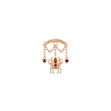 Modern Mood Bar End - Spider with Round Gemstones