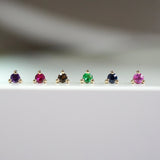 Modern Mood Solitarie - Gia - 3 Prong Faceted Gemstone