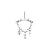 Modern Mood Bar End - Dripping Marquise Bead