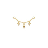 Modern Mood Dripping Ray Kite and Triangle Chain