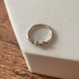 Everythingness with White Sapphire Seam Ring by Pupil Hall