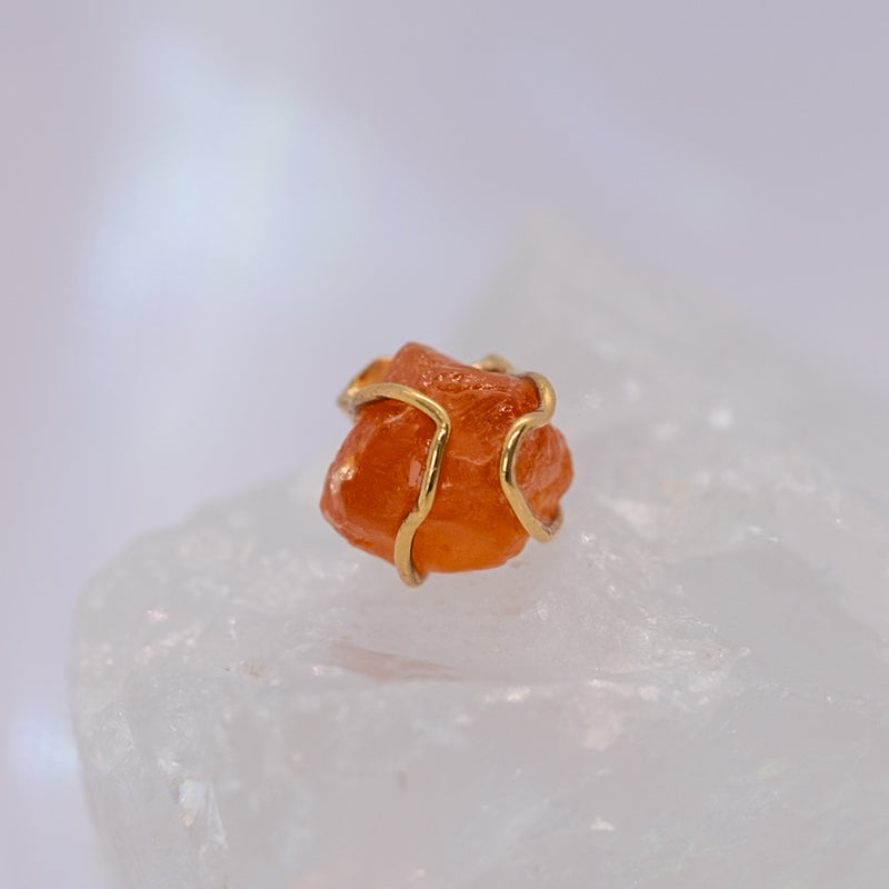 Quetzalli Jewelry Mandarin Garnet Large End