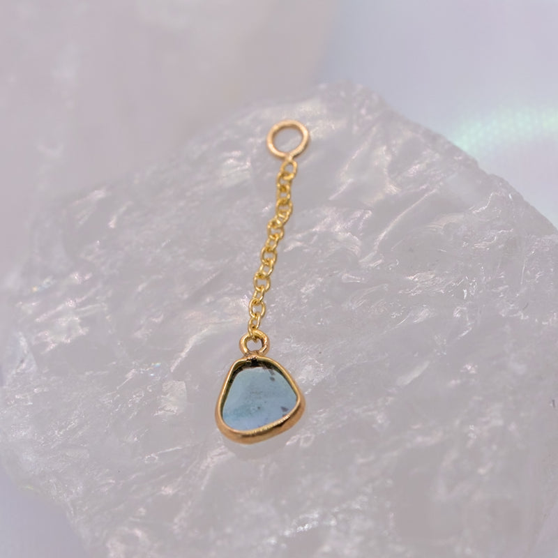 Quetzalli Jewelry Blue Diamond Charm