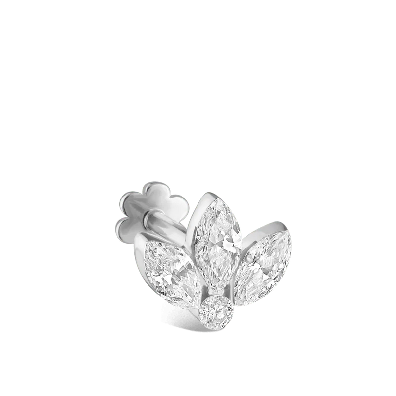 Maria Tash Invisible Diamond Lotus Threaded Stud