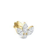 Maria Tash Invisible Diamond Lotus Threaded Stud