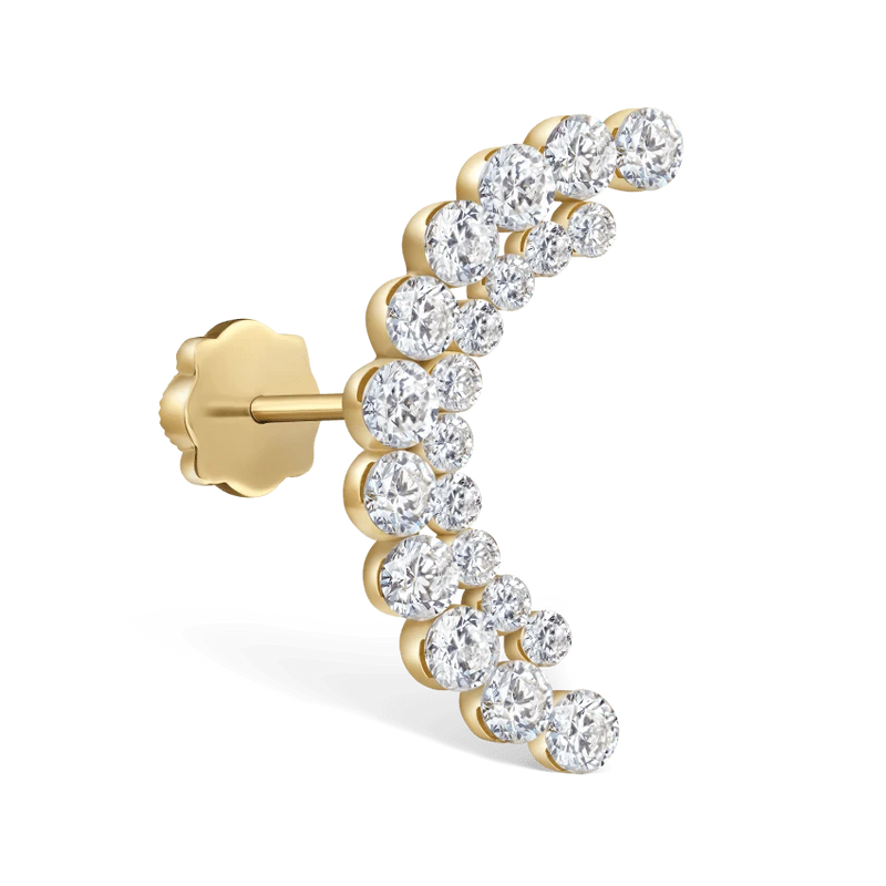 Maria Tash Invisible Set Apsara Curve Threaded Stud