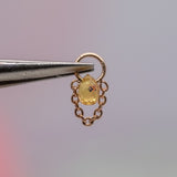 Pupil Hall Briolette Charm 2025 - Coloured Sapphire