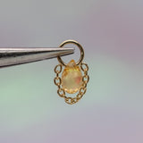 Pupil Hall Briolette Charm 2025 - Coloured Sapphire