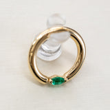 BVLA Fixed Ring with Closed Back Marquise V Prong (Orientation: Septum)