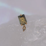 Modern Mood Limited Edition 2025 Sapphire with Diamond Dangle One-Of-A-Kind Freeform