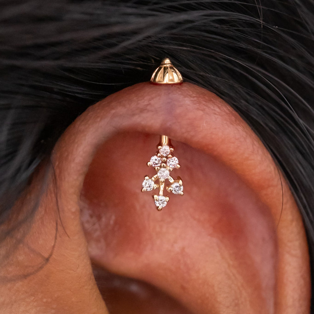 Vertical Helix Piercing