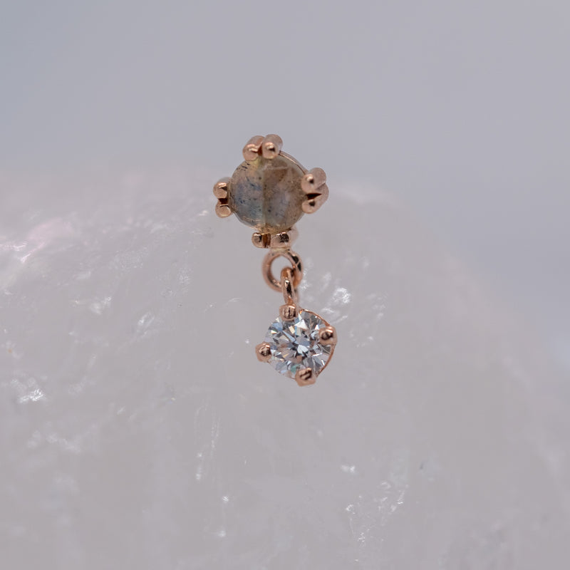 BVLA Cabochon Duet (Threaded End)