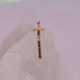 Pupil Hall Needle Stoned Threadless End