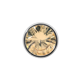 Junipurr Jewelry Titanium Bezel-Set Gem