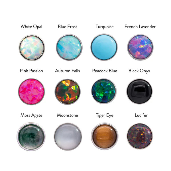 Junipurr Jewelry Bezel-Set Cabochon - Threadless