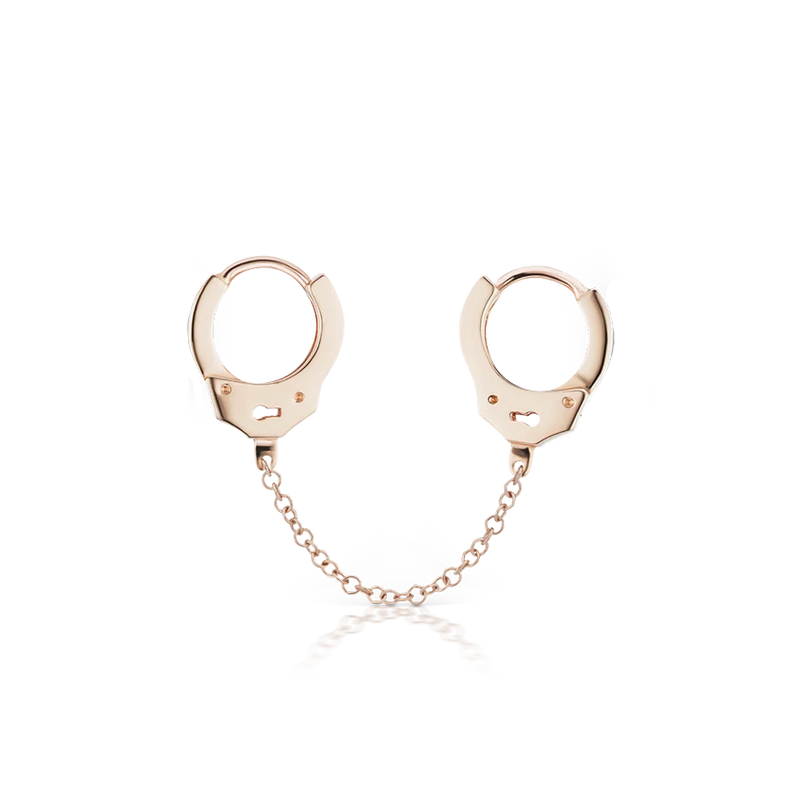 Maria Tash Handcuff Hoop Earring with Medium Chain