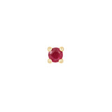 Buddha Jewelry Ruby Prong -Threadless End