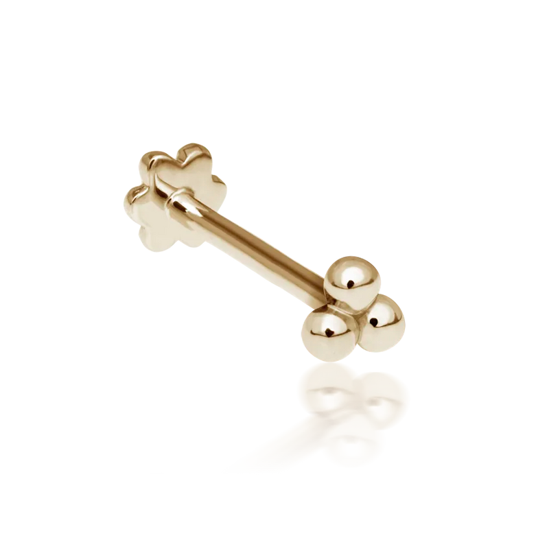 Maria Tash Ball Trinity Threaded Stud Earring1