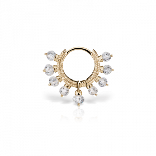 MARIA TASH Diamond Coronet Ring YELLOW GOLD