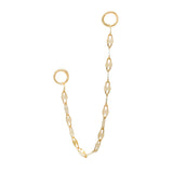 BUDDHA JEWELRY TILE CHAIN - SOLID 14KT GOLD