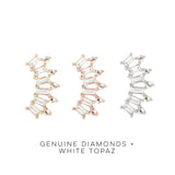 Buddha Jewelry GSTQ Genuine Diamond + Topaz Threadless End