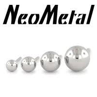 NeoMetal Threadless Titanium Ball / Spear Ends