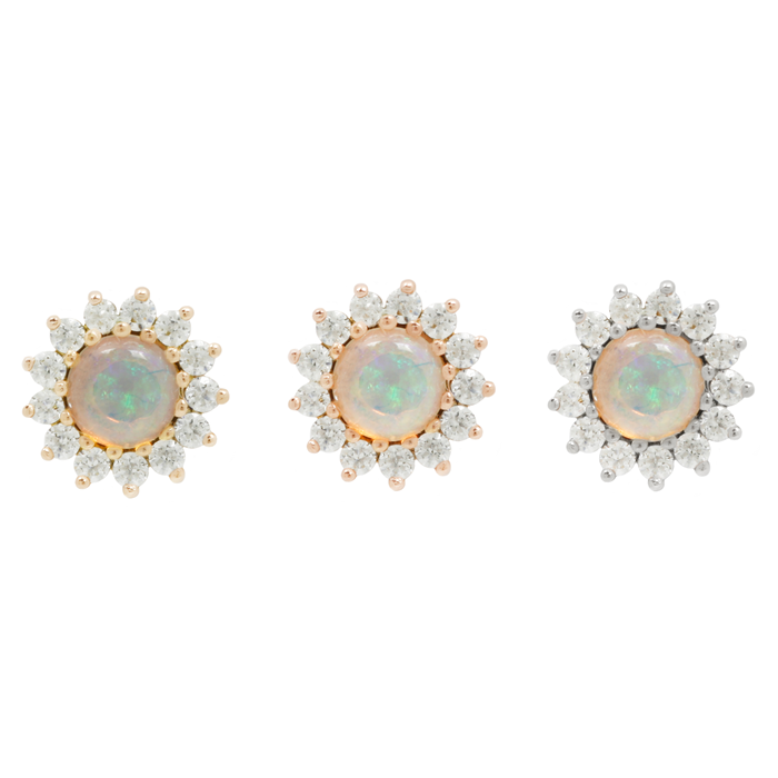 Buddha Jewelry Delphine Opal + CZ