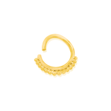J-71 Junipurr Gold Beaded Seam Ring (Yellow Gold)