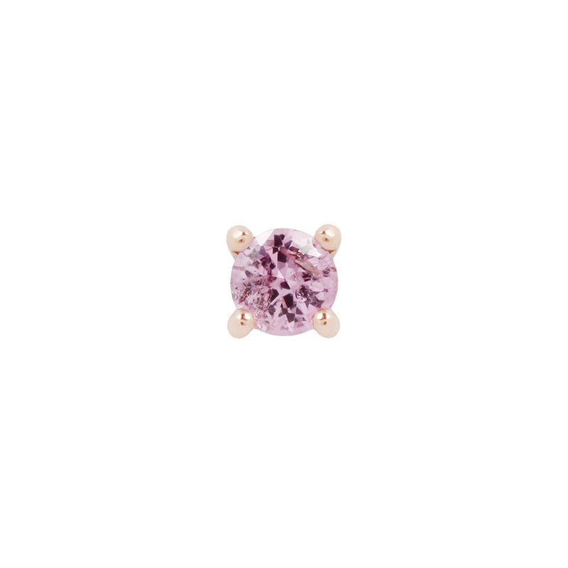 Buddha Jewelry Pink Sapphire Prong