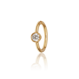 Maria Tash 6.5mm Scalloped Diamond Hoop Earing
