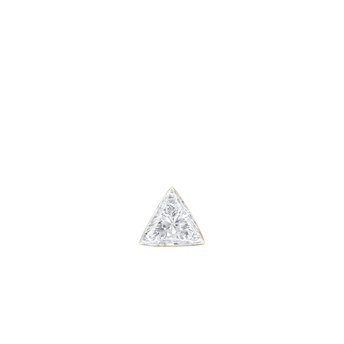 Maria Tash 2.5MM  Invisible Set Triangle Diamond Threaded Stud Earring